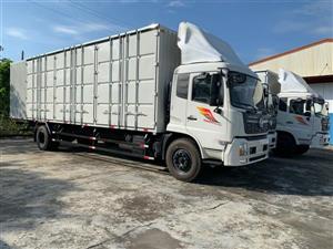 Xe tải thùng kín 9,7 mét chở Pallet Dongfeng Hoàng Huy